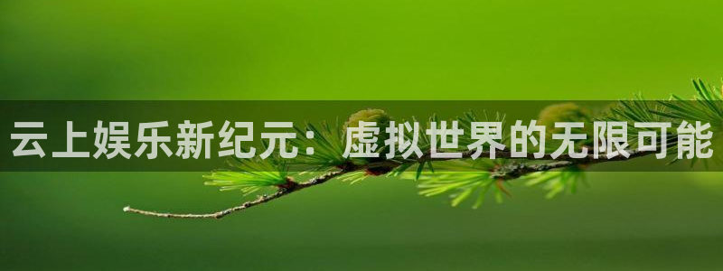 星欧娱乐下载：云上娱乐新纪元：虚拟世界的无限可能