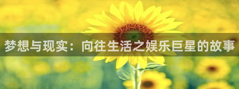 星欧娱乐平台注册：梦想与现实：向往生活之娱乐巨星的故事